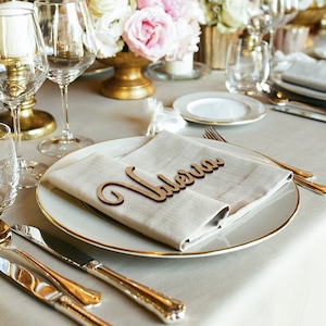 Chemin de table carte de table place de mariage personnalisé laser cut nom prénoms invité noms mariages marque place bois noel