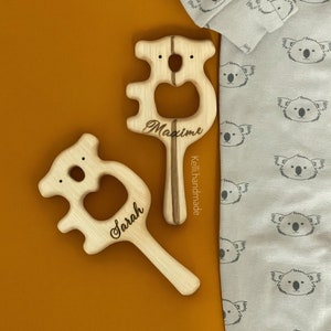 Custom rattle wooden toy