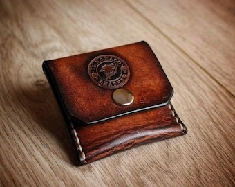 Coin holder, coin pouch, money holder, small wallet, coins, coin purse, leather pouch, leather wallet, minimal wallet