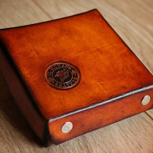 Leather box,leather gift box,storage box,accessories box,travel jewelry box,leather organizer,storage box,empty pocket,catch-all tray