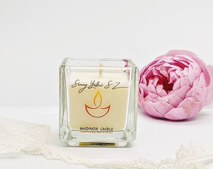 Peony scented soy candle, Floral scented soy candle, Luxury scented soy candle