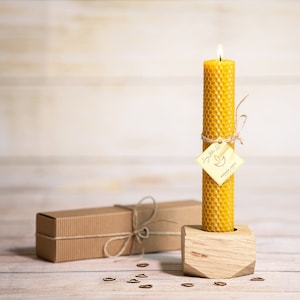 Natural Beeswax Pillar Candle,Beeswax candle, Honey candle gift, Home Decor Beeswax Candles, Wedding decorations candles