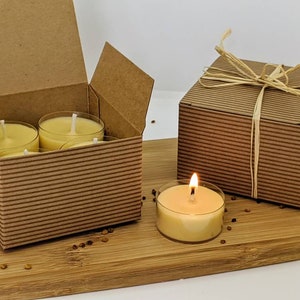 Tea Light Beeswax Candles, Beeswax candle, Unscented Beeswax Candles, Honeycomb Bee Candle, Eco friendly Beeswax Tea Light candles
