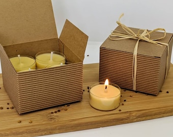 Tea Light Beeswax Candles, Beeswax candle, Unscented Beeswax Candles, Honeycomb Bee Candle, Eco friendly Beeswax Tea Light candles