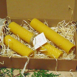 Sustainable Beeswax candles gift set, Eco Friendly candle gift, Zero waste gift set, Thank you  candles gift set, New home gift set