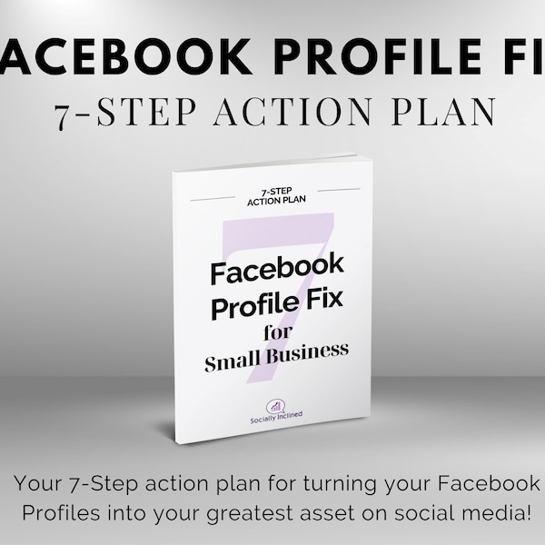 Facebook Profile Fix: 7-Step Action Plan | Facebook Marketing Guide for Beginners | Grow With Social Media | Marketing Strategy Guide