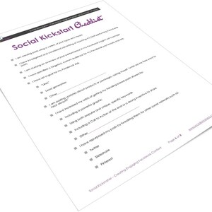 Creating Engaging Social Media Content Toolkit Social Media Marketing Planner, Ebook, Checklist and Calendar image 3