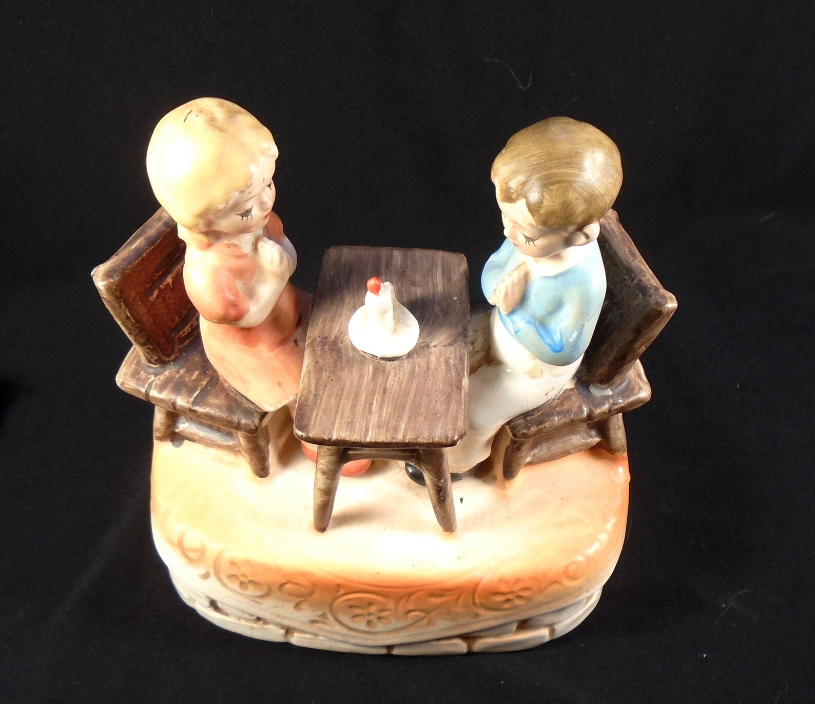 Vintage Ceramic Children Praying Figurine Boy and Girl Etsy