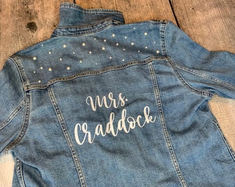 Embellished Bride Jean Jacket