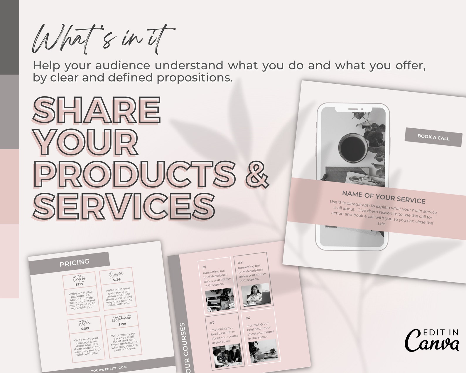 COACHING INSTAGRAM TEMPLATE Bundle - Canva Templates, Engaging ...