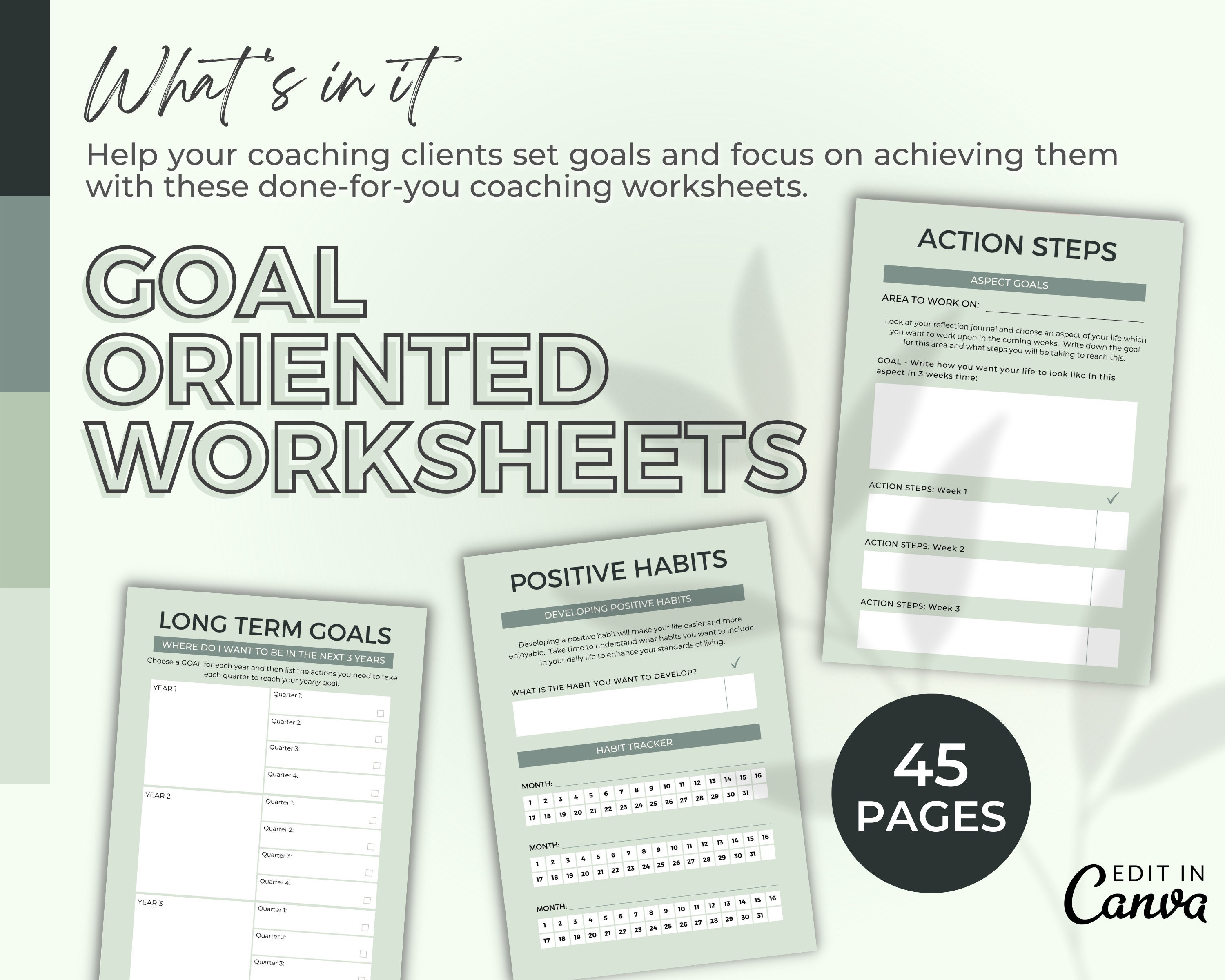 Wheel of Life Worksheet Template, Coaching Worksheets, Canva Template ...