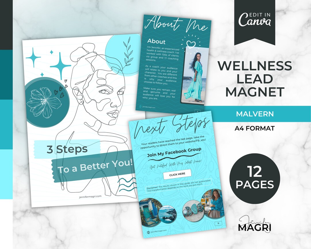Canva Workbook Template for Coaches. List Building Lead Magnet for ...