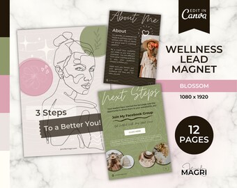 Bleimagnet Vorlage für Wellness Coaches und Kursersteller. List Building Lead Magnet für Health Coaches, Fitness Coaches, Yoga Coaches
