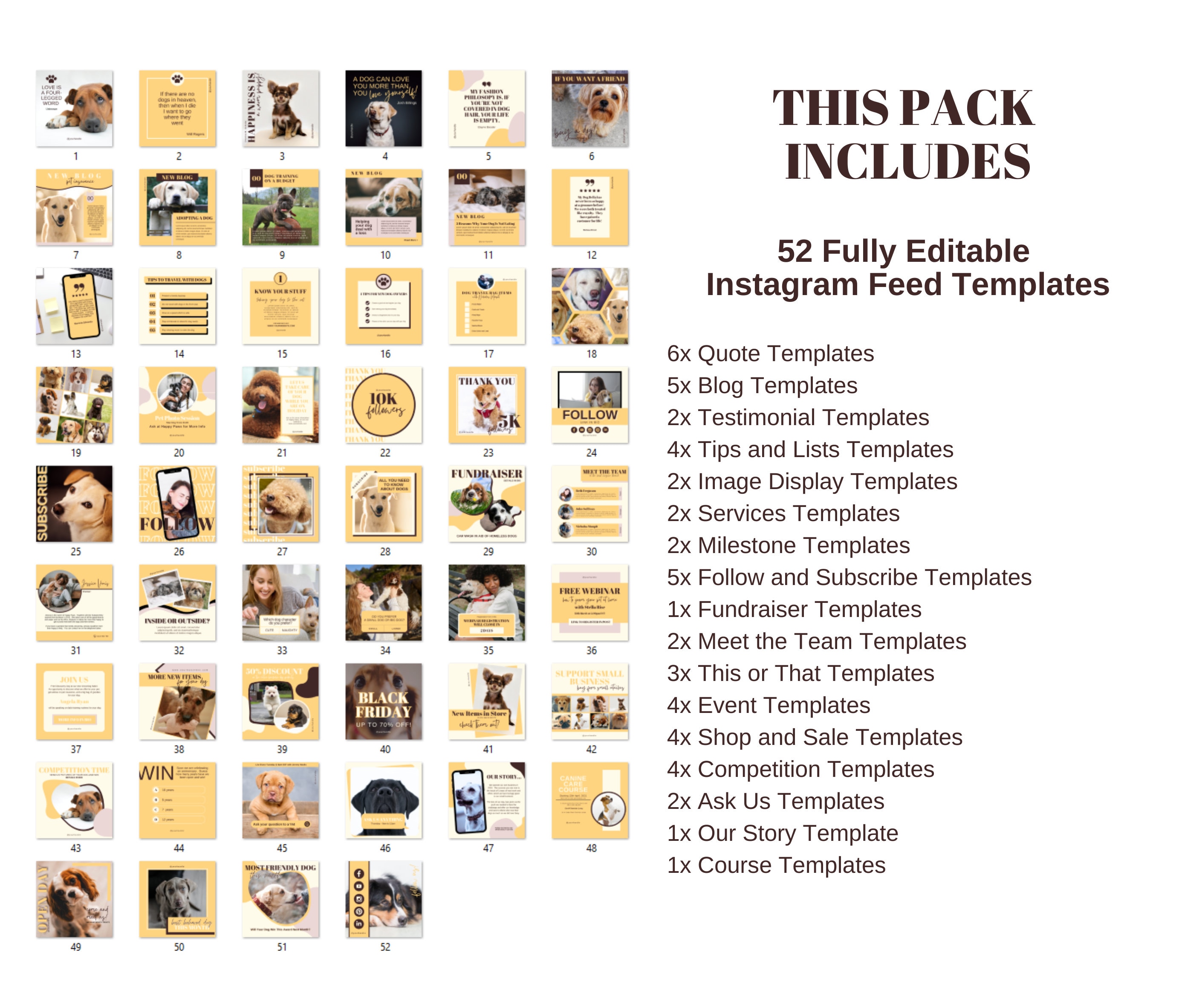 PETS INSTAGRAM ENGAGEMENT Booster, Social Media Posts for Dog and Pet ...