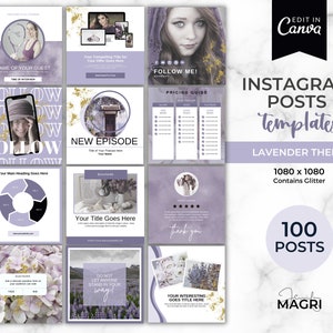 INSTAGRAM POST Templates, Quotes for Instagram, Instagram Posts, Canva Templates for Coaches, Coaching Instagram Posts, Instant Download