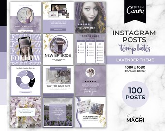 INSTAGRAM POST Templates, Zitate für Instagram, Instagram Posts, Canva Templates für Coaches, Coaching Instagram Posts, Instant Download