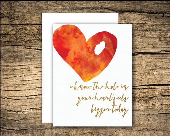 Thinking of You Card Sympathy Card Grief Card Mourning Card Just Because Card Supportive Card Love Card