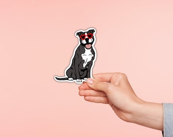 Pit Bull Sticker | Cute | Sticker | Glossy Sticker | Waterproof Sticker | Vinyl Sticker | Water Bottle Sticker | laptop sticker