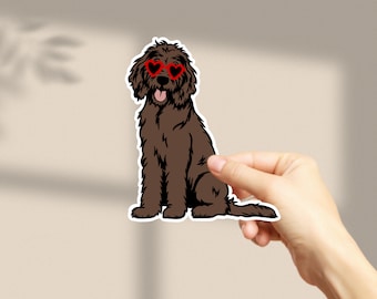 Doodle Sticker | Golden Doodle Sticker | Sticker | Glossy Sticker |Waterproof Sticker | Vinyl Sticker | Water Bottle Sticker|laptop sticker