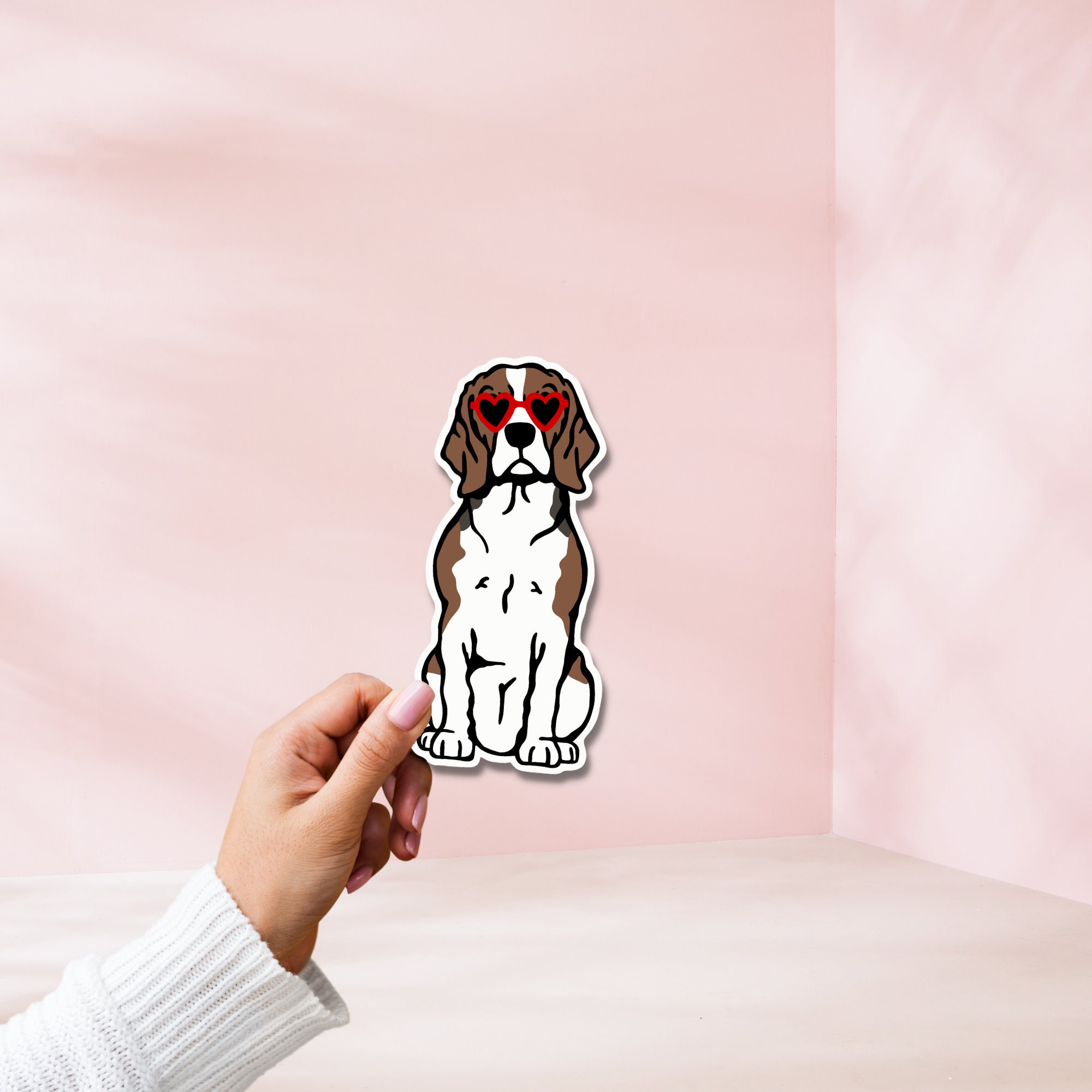 Beagle Sticker | Cute | Sticker | Glossy Sticker | Waterproof Sticker | Vinyl Sticker | Water Bottle Sticker | laptop sticker