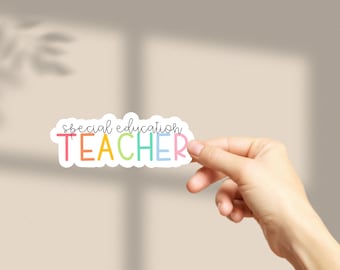 SPED Teacher Sticker - Special Education, Motivational Vinyl Decal