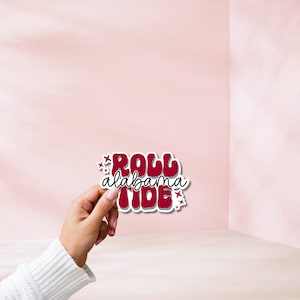 Alabama Sticker Sticker Glossy Sticker Waterproof Sticker Vinyl Sticker Water Bottle Sticker laptop sticker