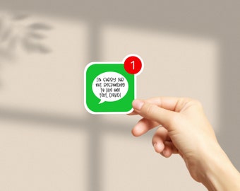 Schitt's Creek Sticker: Alexis & David Rose, Funny Vinyl Sticker