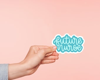 Future Nurse Sticker | Water-Resistant Vinyl Decal