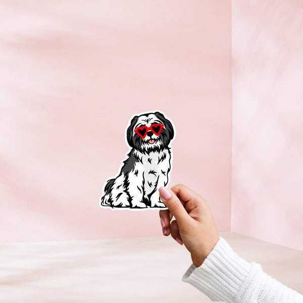 Shih Tzu Sticker | Sticker | Glossy Sticker | Waterproof Sticker | Vinyl Sticker | Water Bottle Sticker|laptop sticker