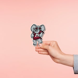 Alabama Elephant Sticker | Waterproof Vinyl Decal