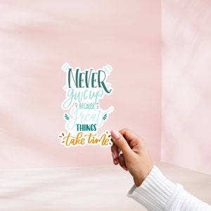 Motivational Sticker | Cute | Sticker | Glossy Sticker | Waterproof Sticker | Vinyl Sticker | Water Bottle Sticker | laptop sticker