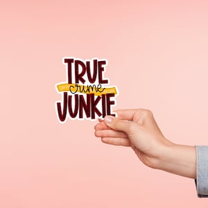 True Crime Sticker | Funny Sticker | Sticker | Glossy Sticker | Waterproof Sticker | Vinyl Sticker | Water Bottle Sticker | laptop sticker