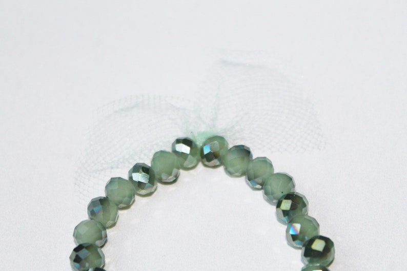 Saint Patrick/'s Bracelet Beaded Bracelet Tulle Bracelet Bracelet for mom Gift for Daughter Bracelet for girls St Patrick/'s Bracelet