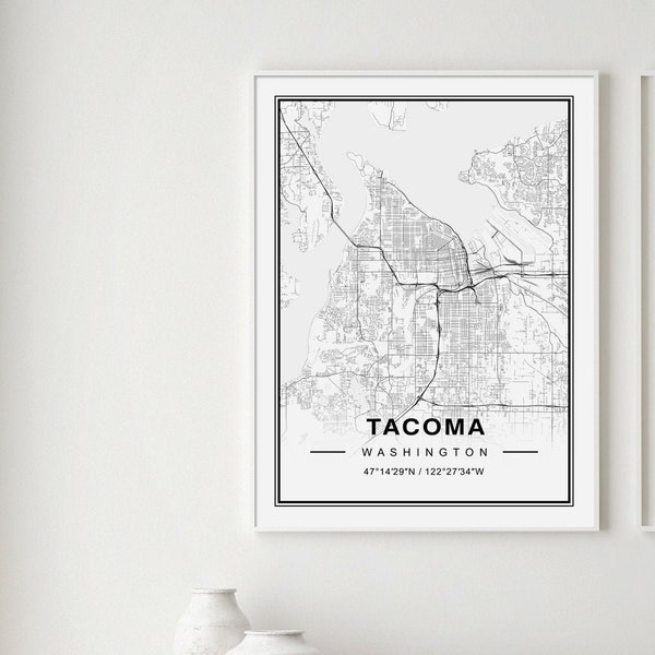 Tacoma Washington Map