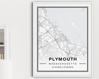 Plymouth Massachusetts Map