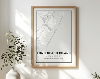 Long Beach Island Map