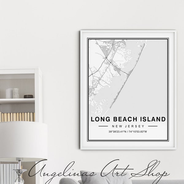 Long Beach Island Map