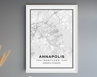 Annapolis Map, Annapolis MD Map, Annapolis Maryland Map