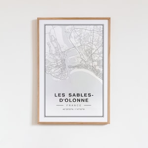 Les Sables d’Olonne Karte