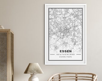 Essen Germany Map