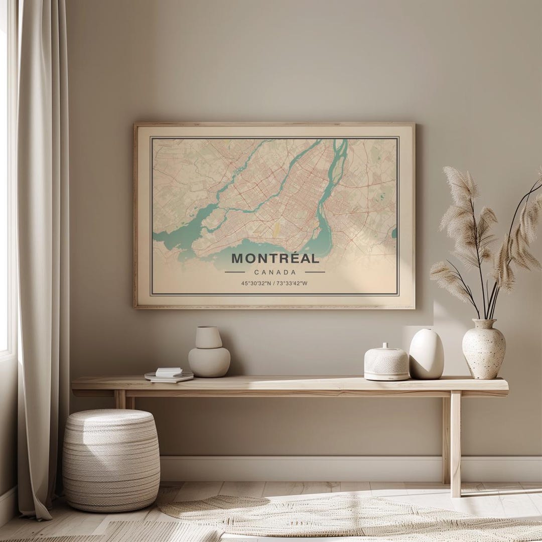 Vintage Map Art Print