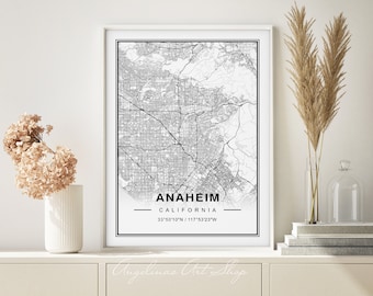 Anaheim Map, Anaheim California Map, Anaheim CA Map