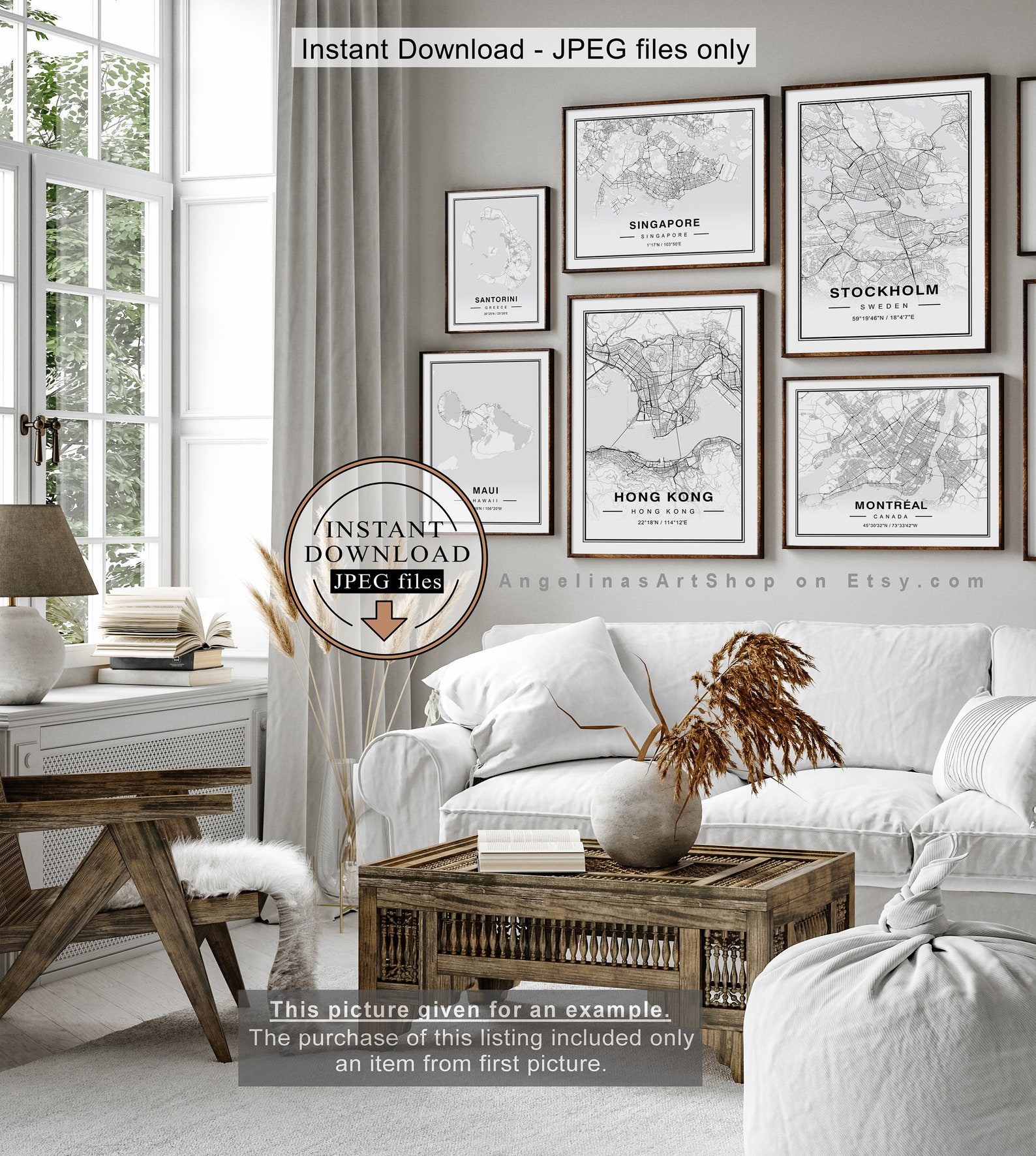 Custom Map Custom Map Print Custom - Il 1588xN.3695785595 5t55 