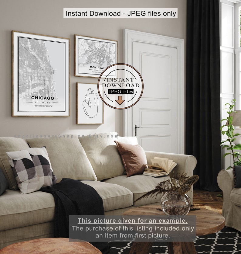Custom Map Custom Map Print Custom - Il 794xN.3648169986 Kth7