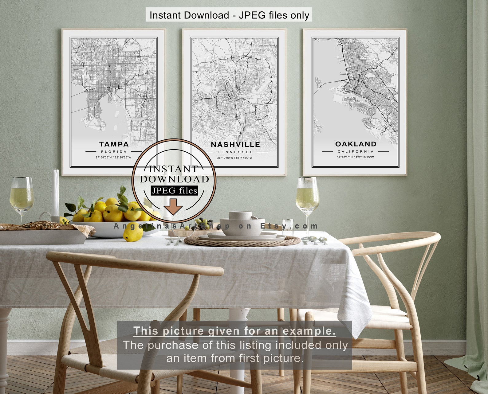 Custom Map Custom Map Print Custom - Il 1588xN.3695786111 1kmu 