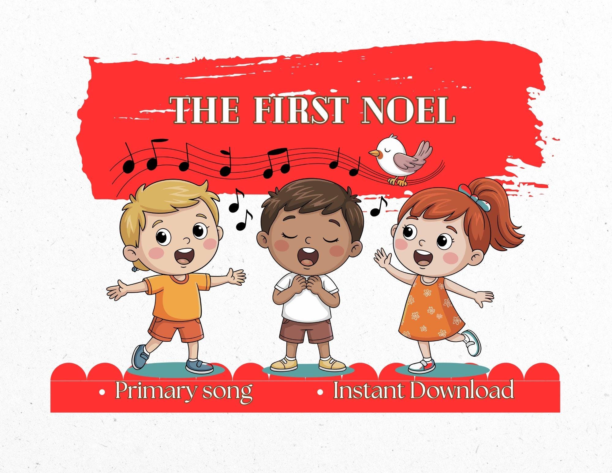 Lds Primary the First Noel - Etsy, image size:2000x1545