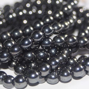 Czech Glass Beads, 6mm Round Druk Bead, 30 Beads