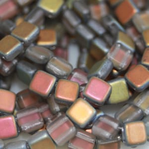 2 Hole Tiles Czechmates, Champagne Beige, 6mm
