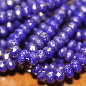Czech Glass Beads, 3x5mm Rondelle, 30 Beads