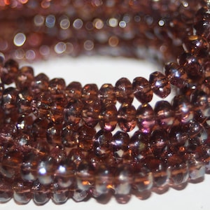 Czech Glass Beads, 3x2mm Rondelle, 50 Beads